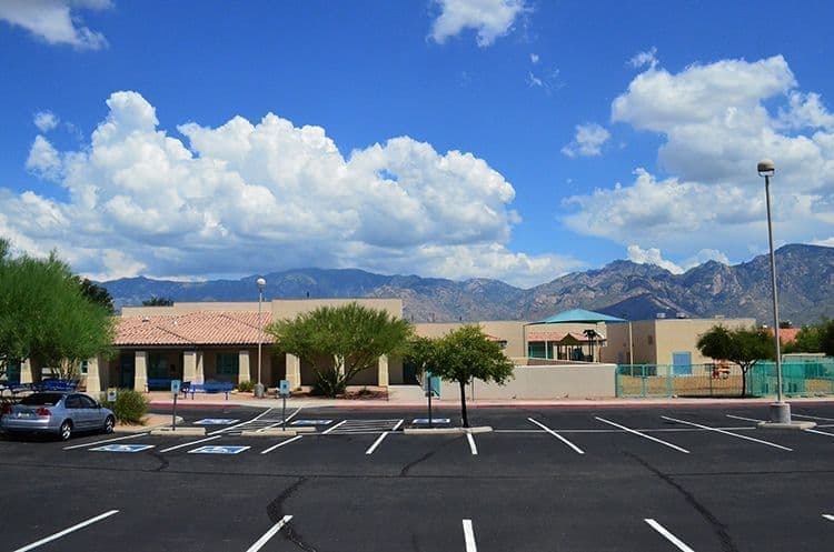 Schools Painted Sky Elementary School Entrance, Oro Valley AZ